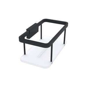 NIMCO Ki-14015-B-90 - Nástenná polica do sprchy KIBO matná čierna/biela Ki-14015-B-90 vyobraziť