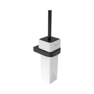 NIMCO NKC 30094K-90 - Nástenná WC štetka NIKAU biela/matná čierna NKC 30094K-90 vyobraziť