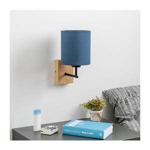Brilagi - Nástenná lampa NUBILA WOOD 1xE27/25W/230V dub/tmavomodrá BG1561+BG1575 vyobraziť