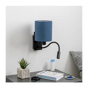 Brilagi - LED Nástenná lampa NUBILA 1xE27/25W/230V+ LED/3W čierna/tmavomodrá BG1558+BG1575 vyobraziť