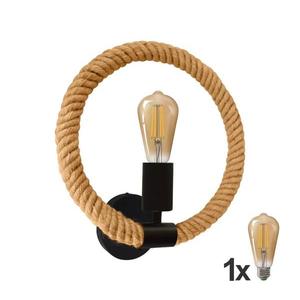 LED Nástenné svietidlo ROPE ARTHUR 1xE27/10W/230V SA1203+BG0227 vyobraziť