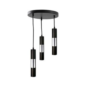 Luster na lanku MAGNUMA 3xGU10/50W/230V čierna/lesklý chróm 1262/22 vyobraziť