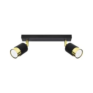 SL.1070 - Bodové svietidlo NERO 2xGU10/40W/230V čierna/zlatá SL.1070 vyobraziť