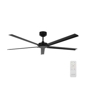 Lucci air 21616149 - Stropný látor MONZA IP55 čierna + diaľkové ovládanie 21616149 vyobraziť