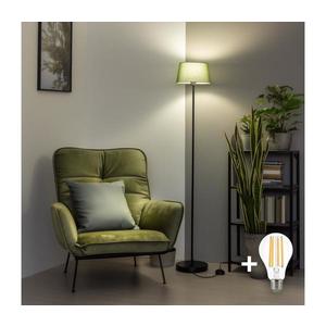 Brilagi - LED Stojacia lampa CERIA 1xE27/40W/230V pr. 25 cm zelená/čierna EG300181+EG781034 vyobraziť