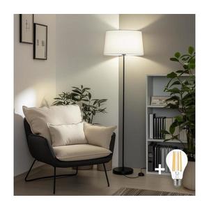 Brilagi - LED stojacia lampa CERIA 1xE27/40W/230V pr. 45 cm biela/čierna EG300181+EG781041 vyobraziť