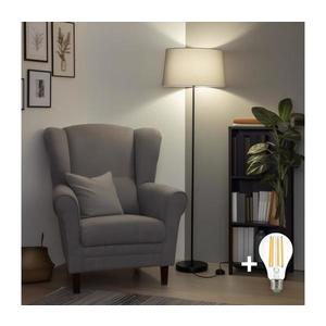 Brilagi - LED stojacia lampa CERIA 1xE27/40W/230V pr. 45 cm sivá/čierna EG300181+EG781042 vyobraziť
