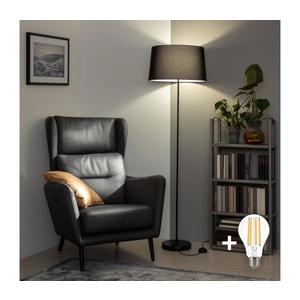 Brilagi - LED stojacia lampa CERIA 1xE27/40W/230V pr. 45 cm čierna EG300181+EG781044 vyobraziť