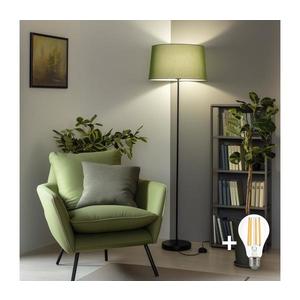 Brilagi - LED Stojacia lampa CERIA 1xE27/40W/230V pr. 45 cm zelená/čierna EG300181+EG781045 vyobraziť