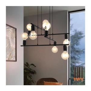Eglo 98909 - Luster na lanku MEZZANA 8xE27/40W/230V 98909 vyobraziť