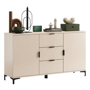 Komoda so zásuvkami a dvierkami LORA béžová 5903631917486 vyobraziť