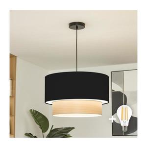 Brilagi - LED luster na lanku CERIA 1xE27/40W/230V priemer 50 cm čierna/béžová EG300169+EG781091 vyobraziť
