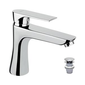 FERRO - Umývadlová batéria ALGEO SQUARE s odtokovou súpravou, lesklý chróm BAQ2 vyobraziť