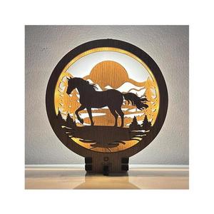 Li-Go 23598/DUB2 - LED stmievateľná stolná dekorácia LED/12W/230V 20x22 cm dub 23598/DUB2 vyobraziť