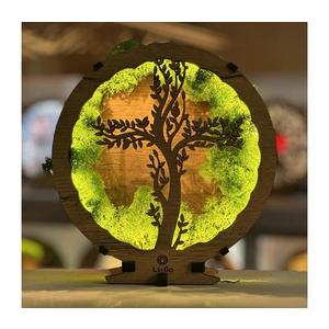 Li-Go 23622/DUB2 - Stmievateľná LED stolová dekorácia LED/12W/230V 20x22 cm dub 23622/DUB2 vyobraziť