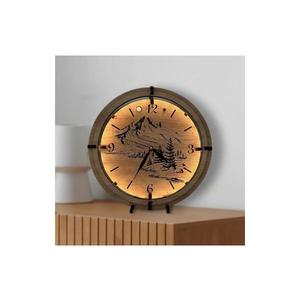 Li-Go 23697/DUB/BAT2 - LED stmievateľné hodiny so snímačom LED/1xAA, priemer 32 cm, dub 23697/DUB/BAT2 vyobraziť