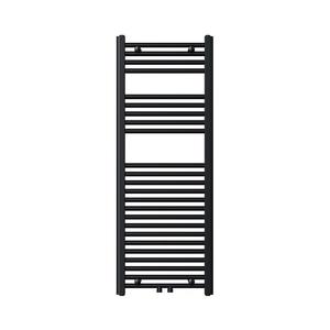 Novaservis - Kúpeľňový rebríkový radiátor 490W/230V 120x45 cm čierny rovný 450/1200/RS, 5 vyobraziť