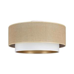 Stropné svietidlo SARTA 1×E27, 60 W, 230 V, priemer 45 cm, biela/juta H0188 vyobraziť