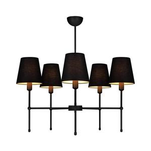 Luster na tyči MADELA 5xE14/40W/230V čierna 0157 vyobraziť