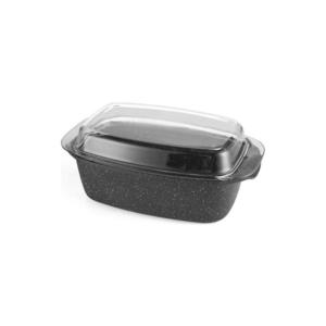 UTC Pekáč s pokrievkou 32x20x11 cm, čierny 270493 vyobraziť