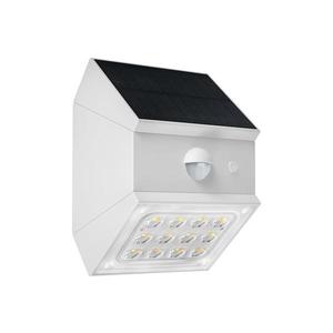 LED nástenné solárne svietidlo so senzorom LED/2, 5W/3, 7V IP65 1200 mAh biele 24097 vyobraziť