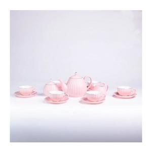 Estilo Home Porcelánová 15-dielna kávová súprava, ružová 5905623251158 vyobraziť