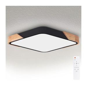 Brilagi - Stmievateľné LED svietidlo PILANA LED/60 W/230 V dub/čierna 56x56 cm + DO WO800-OEM26-60 vyobraziť