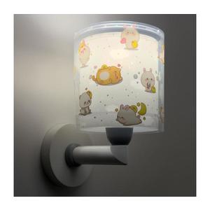 Dalber 41769E - Detská nástenná lampa KAWAII FRIENDS 1xE27/15W/230V šedá 41769E vyobraziť