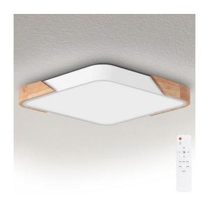 Brilagi - stmievateľné LED svietidlo PILANA LED/60W/230V dub/biela 56x56 cm + DO WO800-OEM27-60 vyobraziť