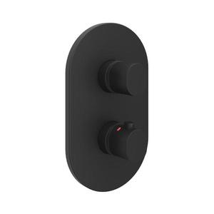 Ravak X070469 - Termostatická sprchová batéria pre podomietkovú inštaláciu CHROME čierna X070469 vyobraziť