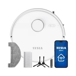 TESLA Electronics RoboStar - Inteligentný robotický vysávač 2 v 1 3200 mAh Wi‑Fi biela ROBIQ660WHT vyobraziť