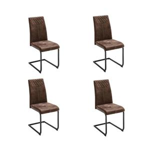 MC Akcent Jedálenské stoličky VIVIEN 4 ks hnedé AOSS35BX vyobraziť