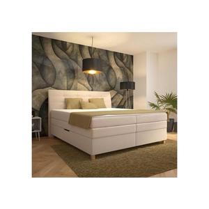 Boxspringová posteľ BEA 180x200 cm s matracom, béžová CHR180x200 s matrací vyobraziť