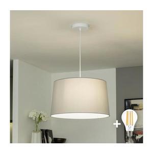 Brilagi - LED závesný luster na lane CERIA 1xE27/40W/230V pr. 45 cm sivý EG300171+EG781042 vyobraziť