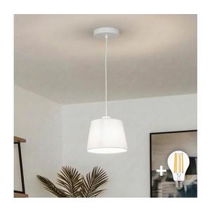 Brilagi - LED závesný luster na lanku CERIA 1xE27/40W/230V priemer 20, 5 cm biela EG300171+EG781029 vyobraziť