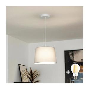 Brilagi - LED luster na lanku CERIA 1xE27/40W/230V, priemer 30 cm, sivý EG300171+EG781036 vyobraziť