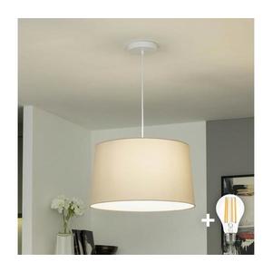 Brilagi - LED luster na lanku CERIA 1xE27/40W/230V pr. 45 cm béžový EG300171+EG781043 vyobraziť