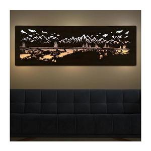 Li-Go 4778/A/4 - LED nástenná dekorácia LED/10W/5V 30000 mAh 120x40 cm dub 4778/A/4 vyobraziť