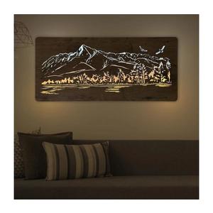 Li-Go 5589/A/DUB2 - LED nástenná dekorácia LED/10W/5V 30000 mAh 110x50 cm dub 5589/A/DUB2 vyobraziť