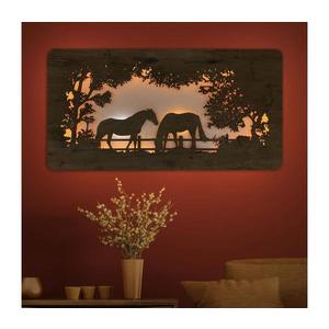 Li-Go 5012/B/4 - LED nástenná dekorácia LED/10W/5V 30000 mAh 120x60 cm dub 5012/B/4 vyobraziť