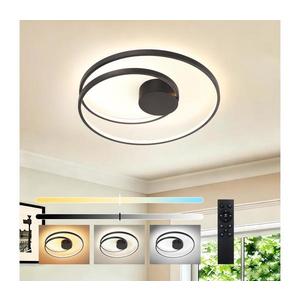 Brilagi- LED stmievateľné stropné svietidlo TWISTER LED/48W/230V pr. 50 cm čierna + diaľkové ovládanie BRI488 vyobraziť