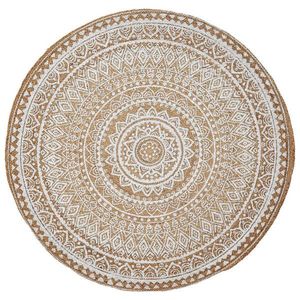 Linea Natura JUTOVÝ KOBEREC, 120 cm prírodná farba, biela vyobraziť