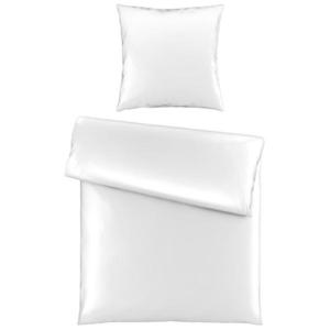 Novel POSTEĽNÁ BIELIZEŇ, satén, biela, 135/200 cm vyobraziť