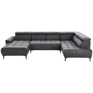 Stylife SEDACIA SÚPRAVA, textil, grafitová vyobraziť