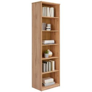 Xora REGÁL, dub wotan, 55/194/36 cm vyobraziť