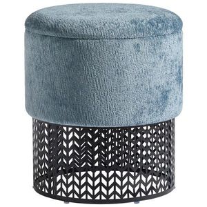 MID.YOU TABURETKA, kov, textil, kompozitné drevo, 40/44/40 cm vyobraziť