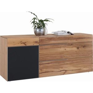 Voglauer ŠIROKÁ KOMODA, staré drevo, dub, antracitová, farba duba, 192/82/51, 6 cm vyobraziť