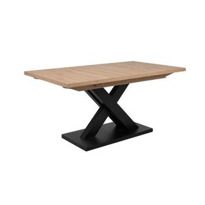 MID.YOU JEDÁLENSKÝ STÔL, čierna, dub artisan, 160-200/90/76 cm vyobraziť