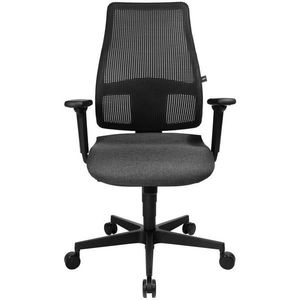 Voleo OTOČNÁ STOLIČKA, tkaná textília, sieť, čierna vyobraziť