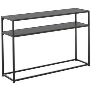 MID.YOU KONZOLOVÝ STOLÍK, čierna, kov, kompozitné drevo, 110/30/70 cm vyobraziť